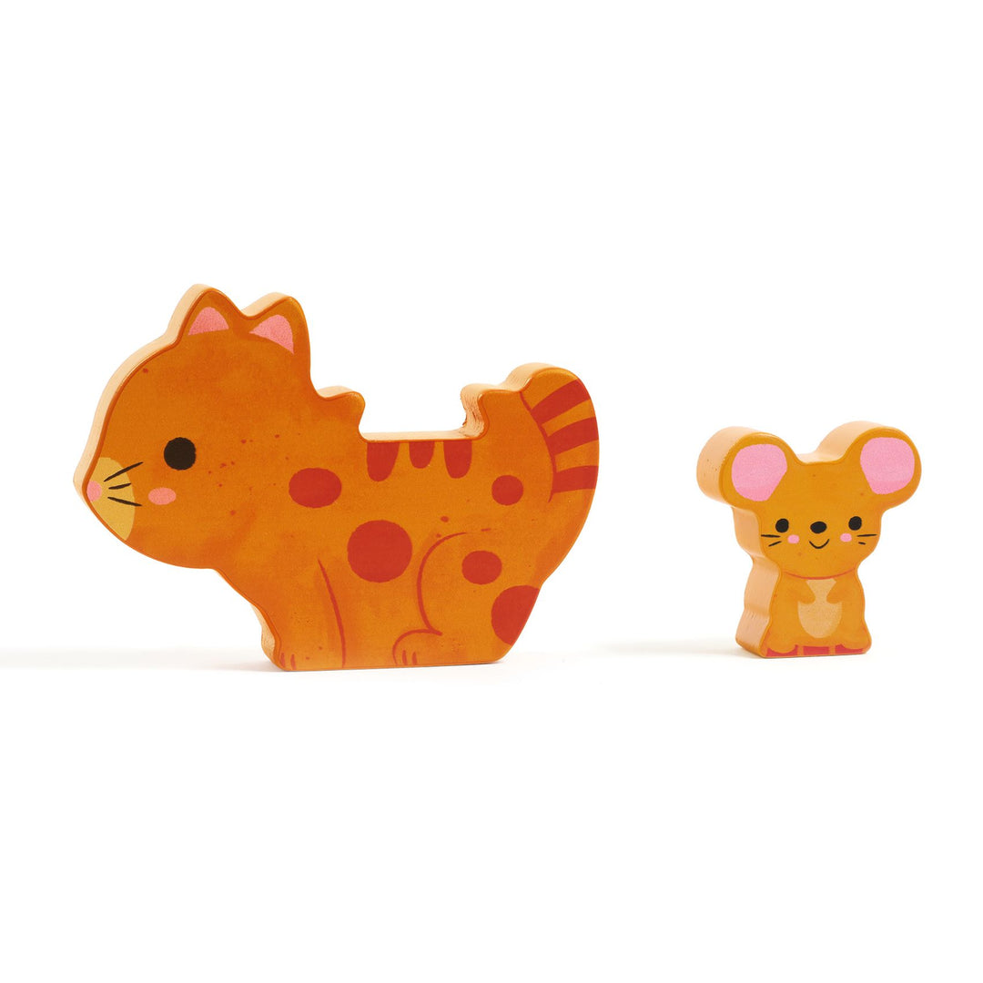 Djeco Puzz &amp; Play Wooden Puzzle – Friends
