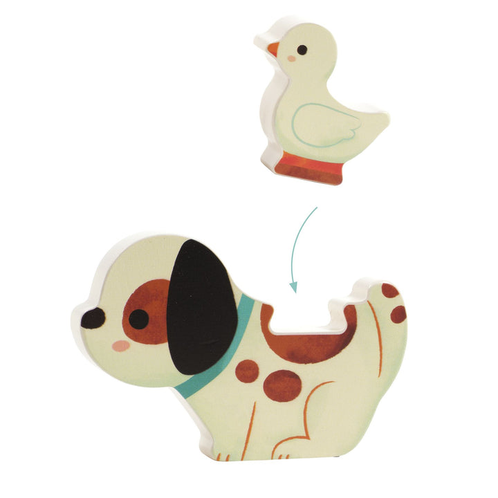 Djeco Puzz &amp; Play Wooden Puzzle – Friends