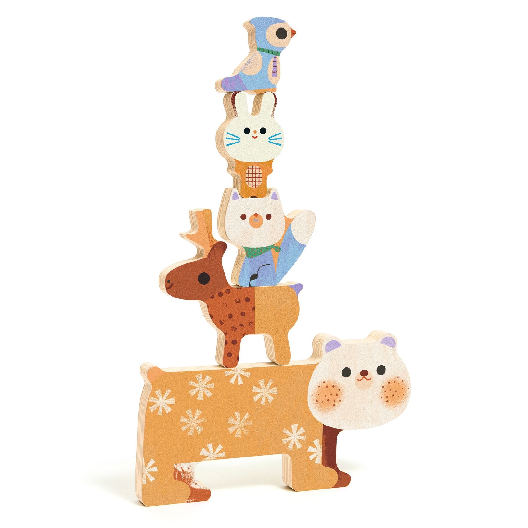Djeco Wooden Puzzle – Woody Stack