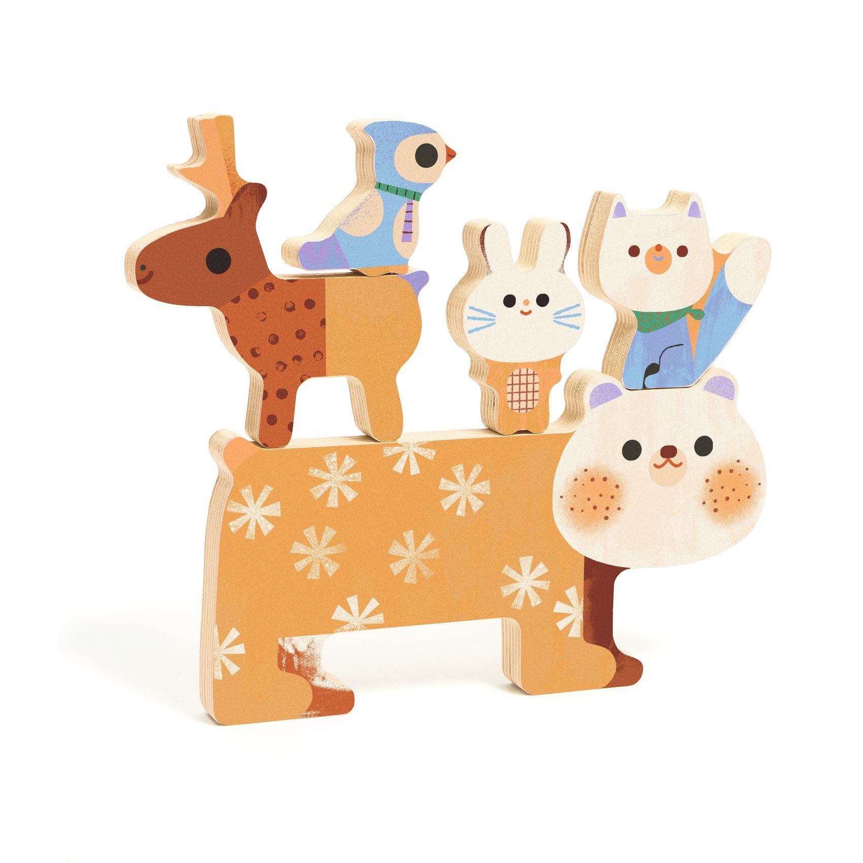 Djeco Wooden Puzzle – Woody Stack