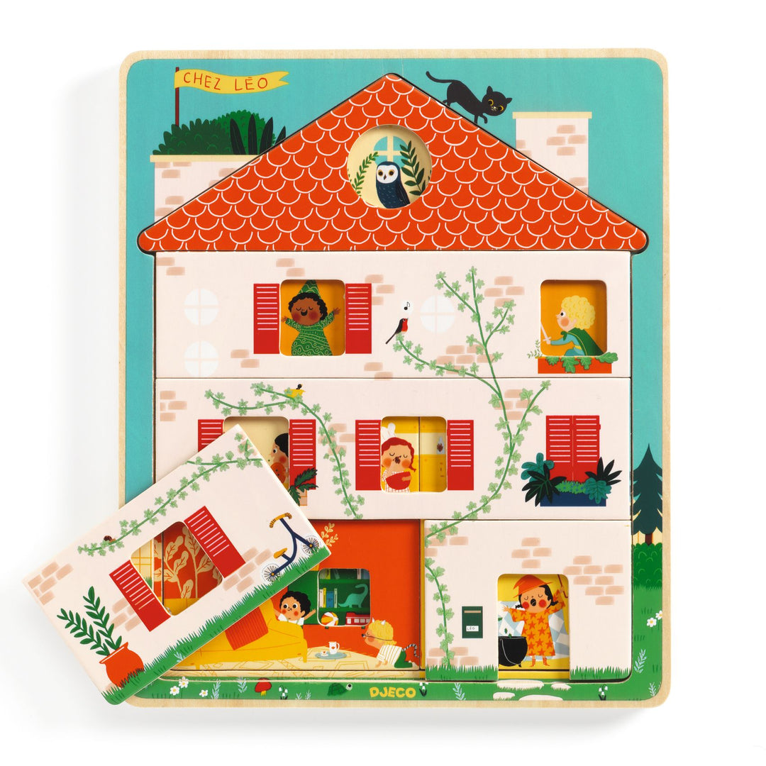 Djeco Three Layer Wooden Puzzle – Chez Leo