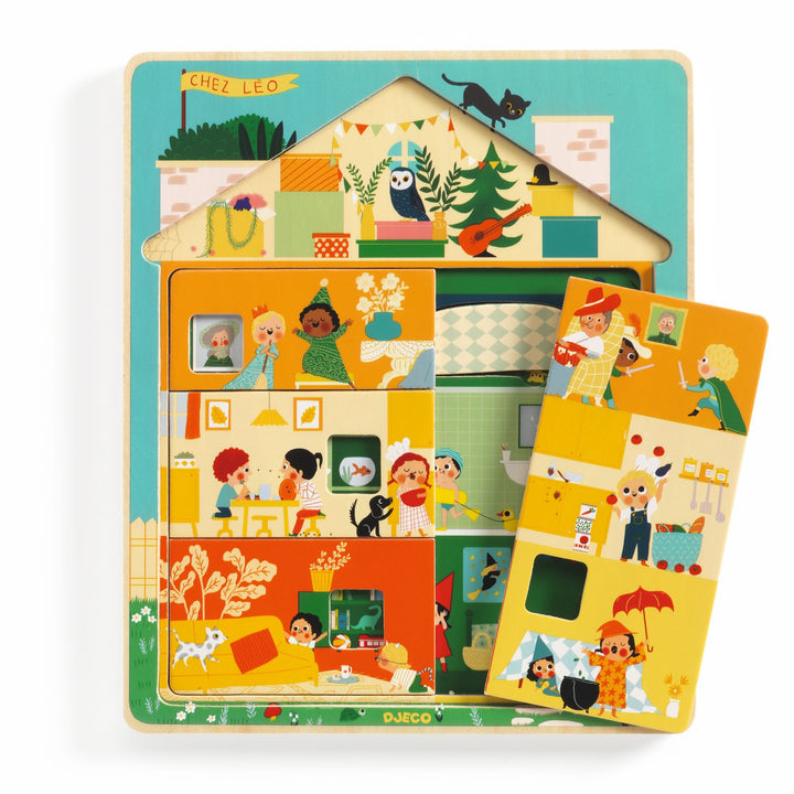 Djeco Three Layer Wooden Puzzle – Chez Leo