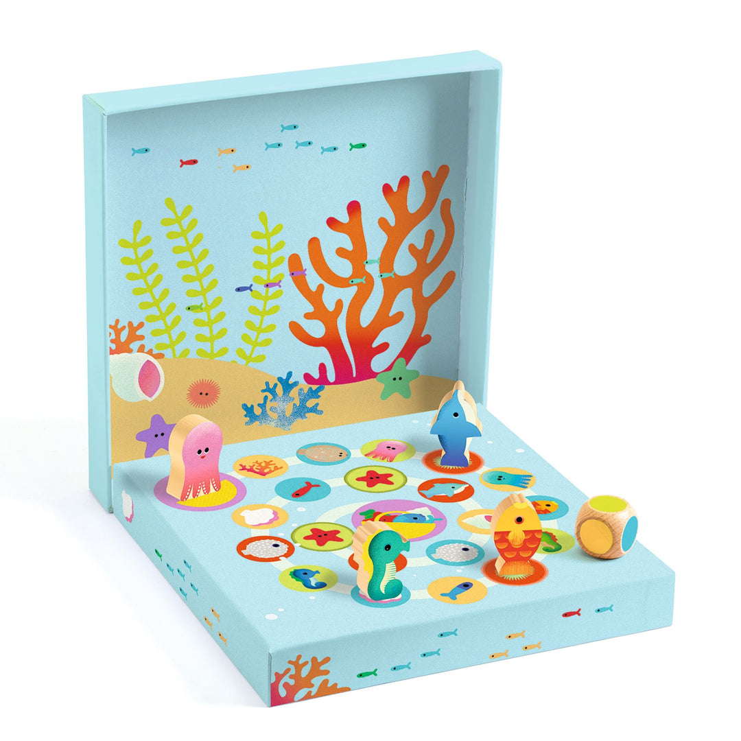 Djeco 4-in-1 Game – Ludo Sea