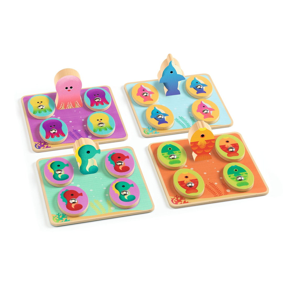 Djeco 4-in-1 Game – Ludo Sea