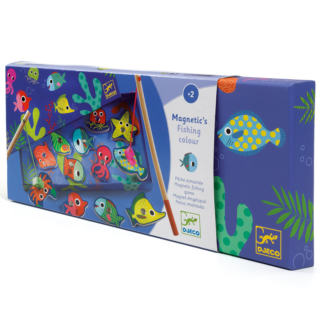 Djeco Magnetic Fishing Game – Coloured Fish