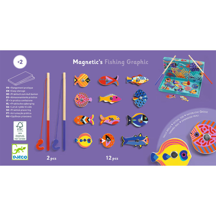 Djeco Magnetic Fishing Game – Graphic