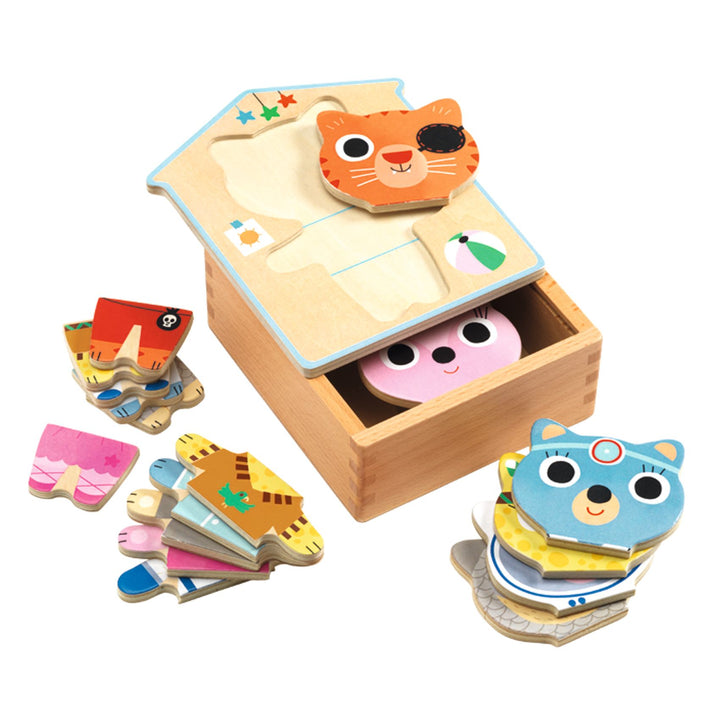 Djeco Mix Up Puzzle – Dress-Up