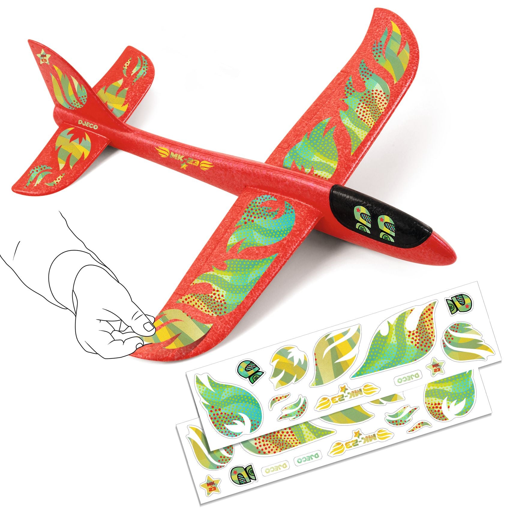 Djeco Fire Plane Glider