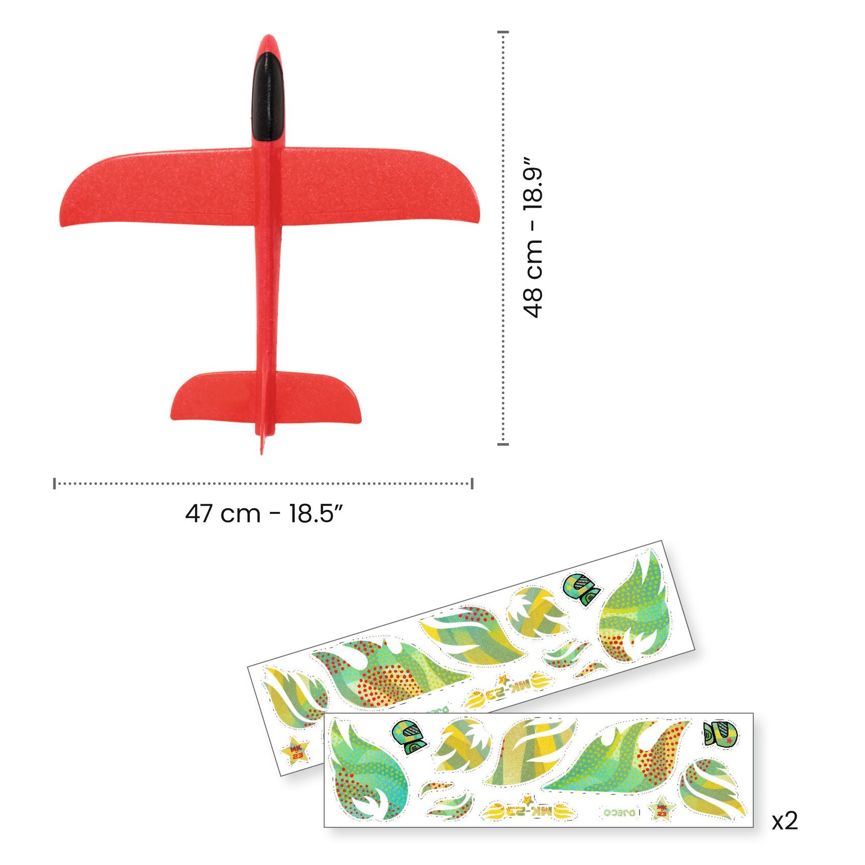 Djeco Fire Plane Glider