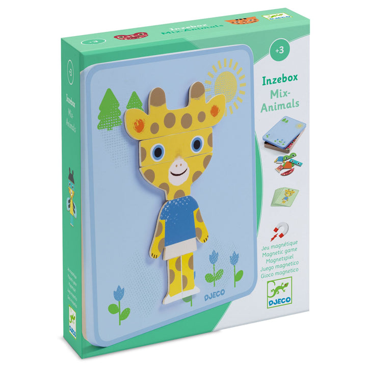 Djeco Inzebox Magnetic Game – Mix Animals