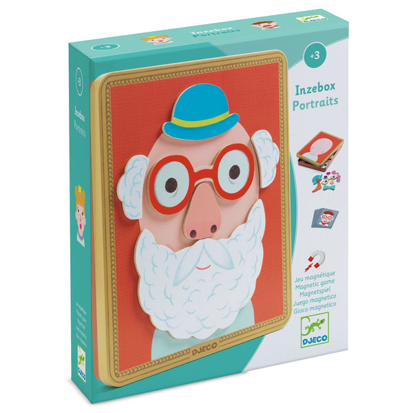 Djeco Inzebox Magnetic Game – Portraits
