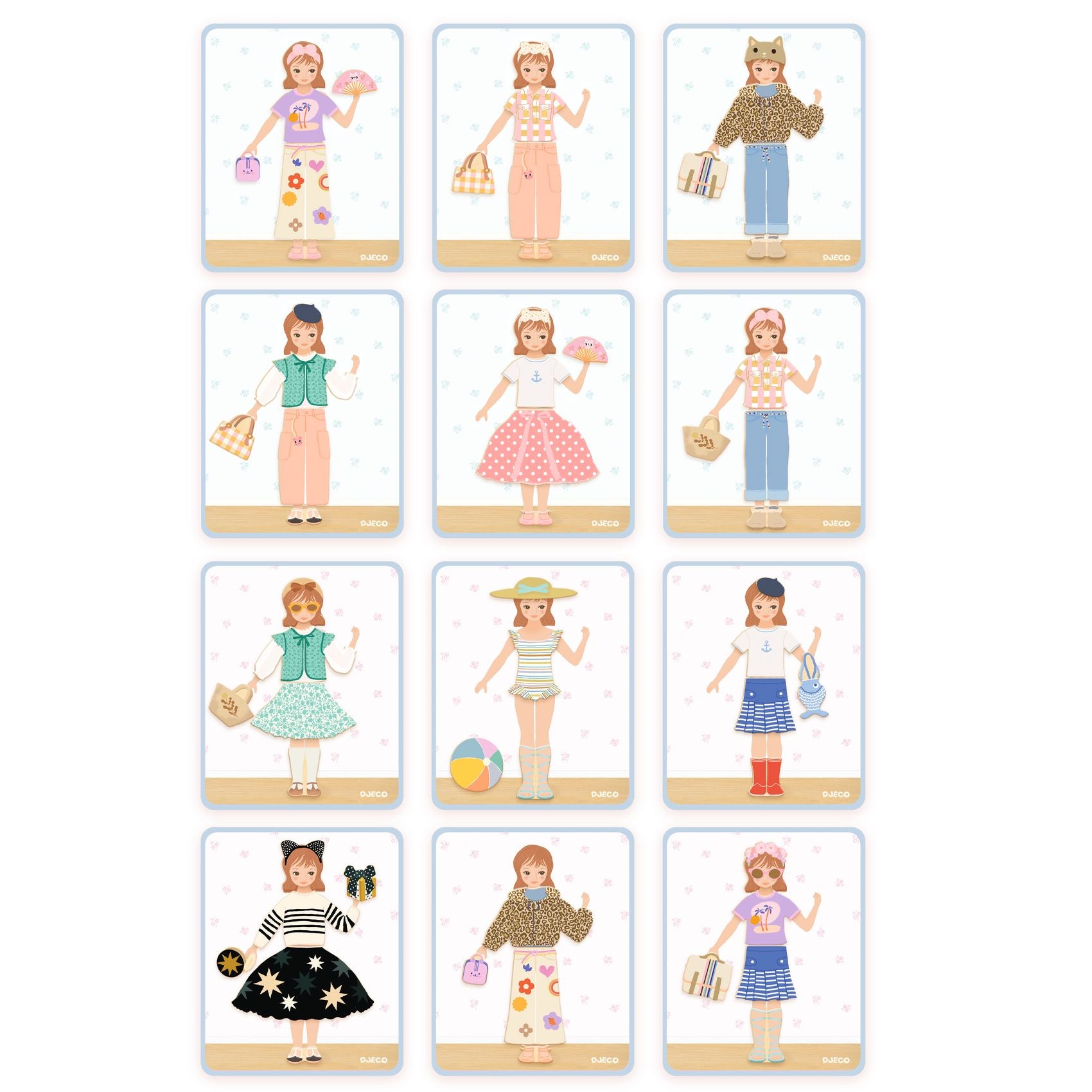 Djeco Inzebox Magnetic Game – Dressing