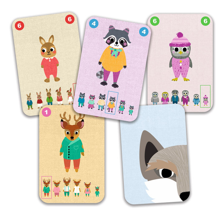 Djeco Card Game – Animal Families