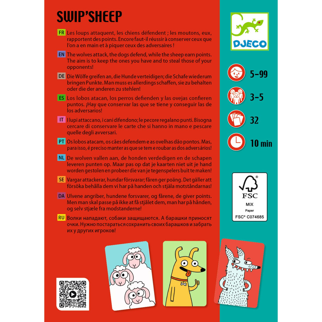Djeco Card Game – Swip Sheep