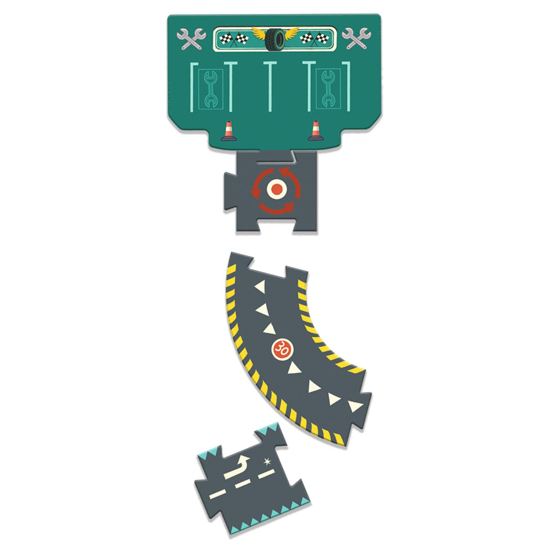 Djeco Crazy Motors Giant Puzzle – City Circuit