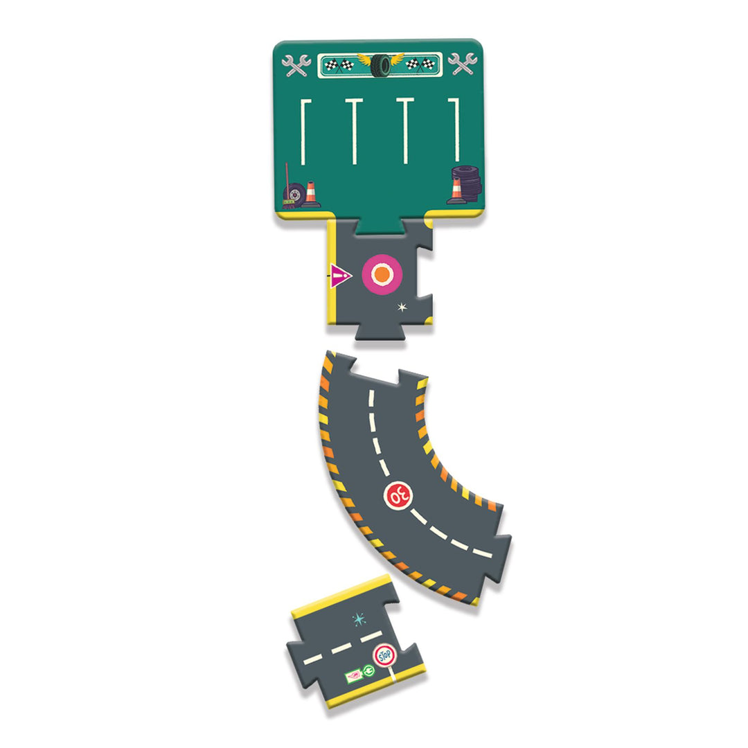 Djeco Crazy Motors Road Puzzle – Circuit