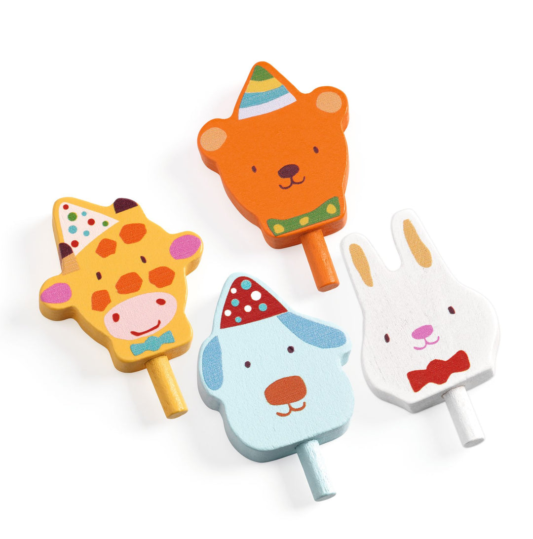 Djeco Happy Birthday Cake &amp; Candles Set