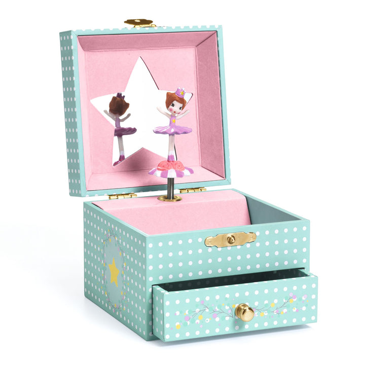 Djeco Wooden Musical Jewellery Box – Delicate Ballerina