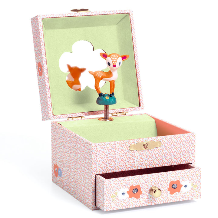 Djeco Wooden Musical Jewellery Box – The Woodland Fawn