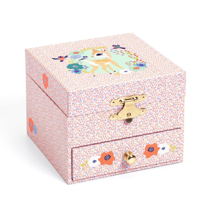 Djeco Wooden Musical Jewellery Box – The Woodland Fawn
