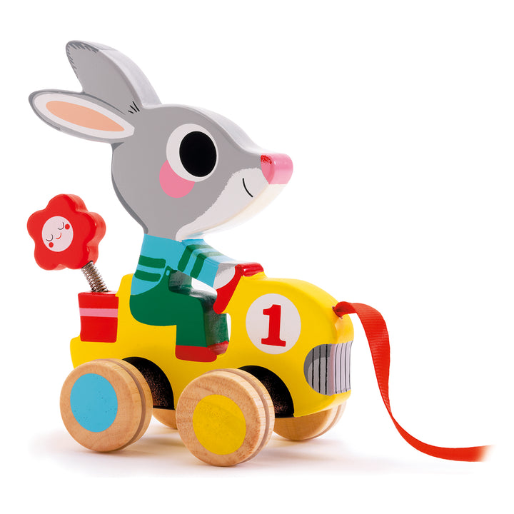 Djeco Pull Along – Roulapic the Rabbit