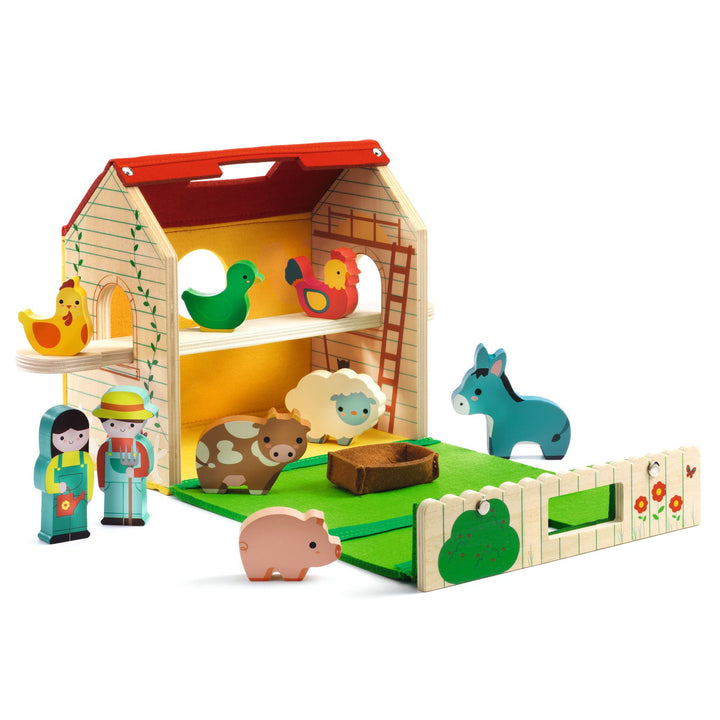 Djeco My First Portable Play Softi Farm