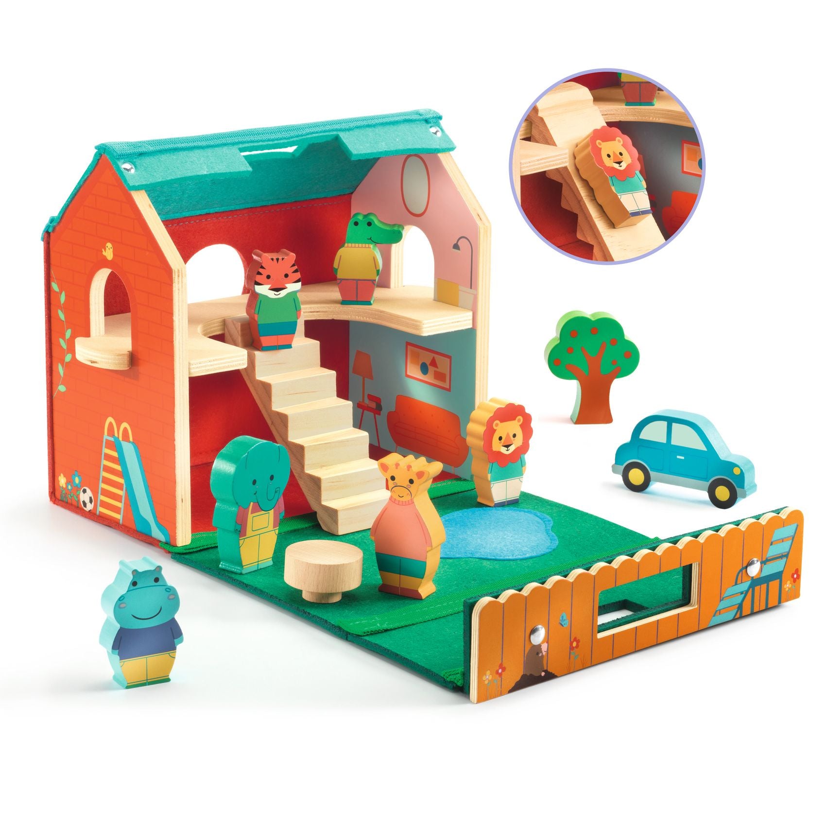 Djeco My First Portable Play Softi House