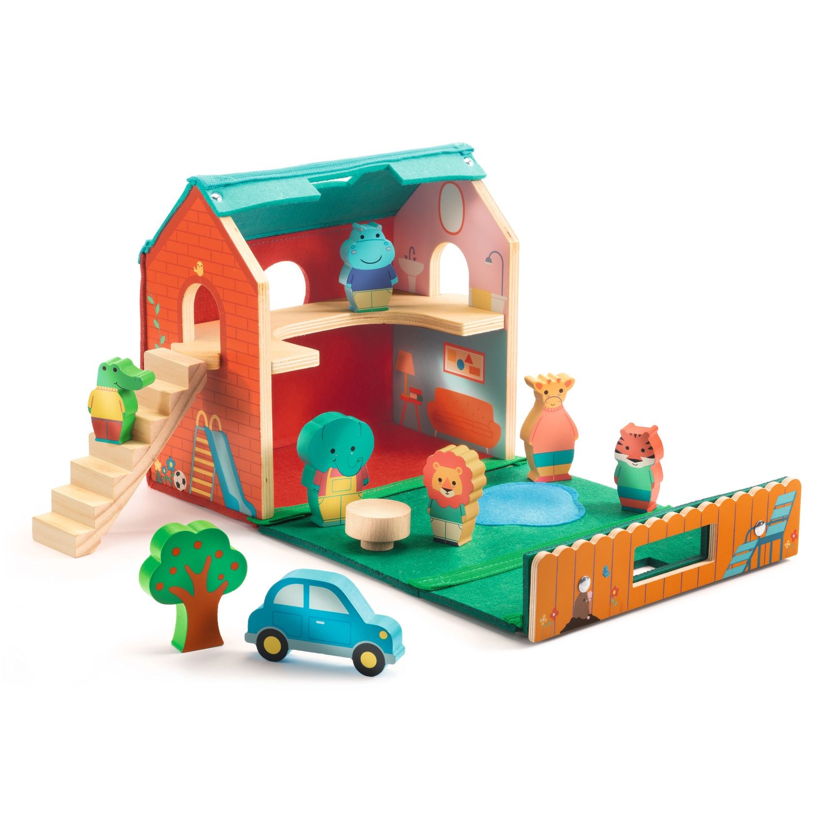 Djeco My First Portable Play Softi House