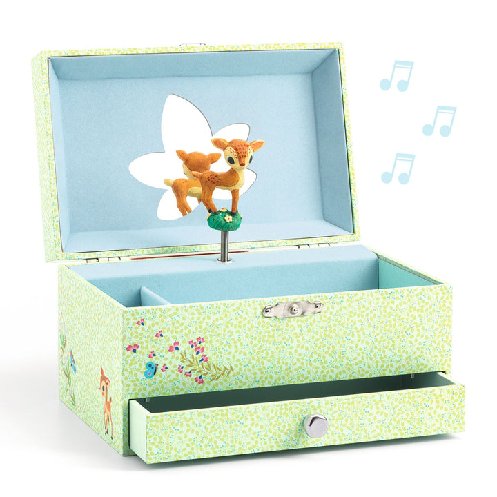 Djeco Wooden Musical Jewellery Box – The Fawn&