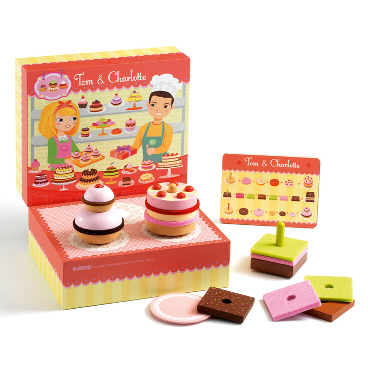 Djeco Cake Shop Playset – Charlotte &amp; Tom