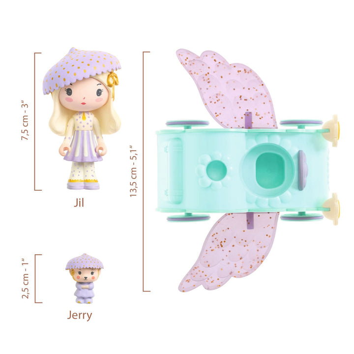 Djeco Tinyly Jil &amp; Jerry Tinycar