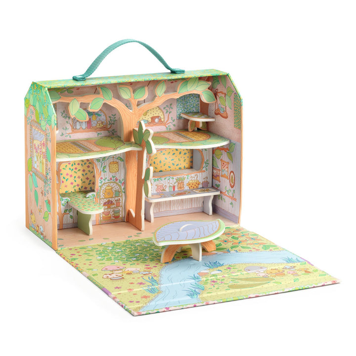Djeco Tinyly Sylvia &amp; Fox’s Woodland House