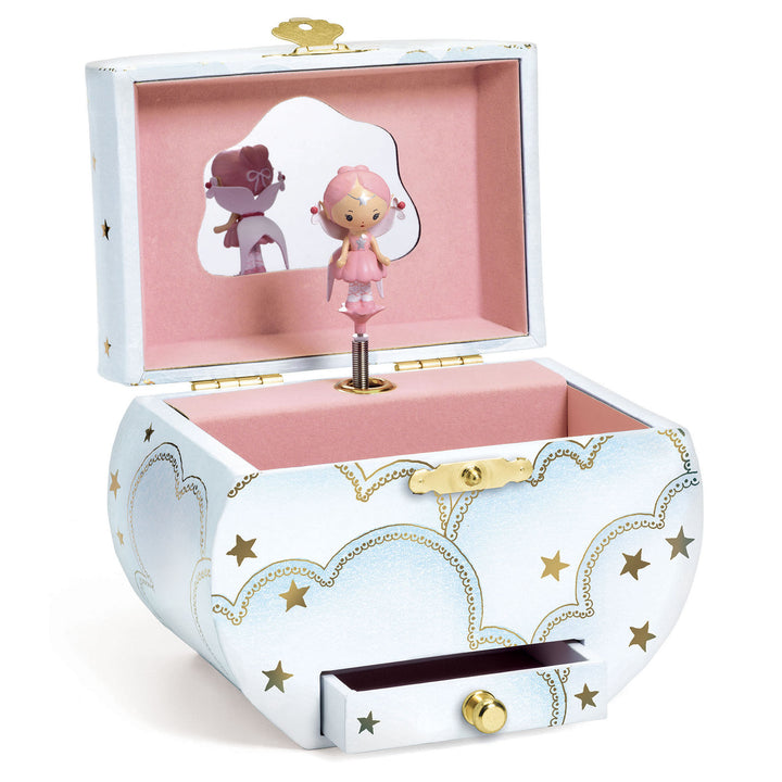 Djeco Tinyly Wooden Musical Jewellery Box – Elfe’s Song