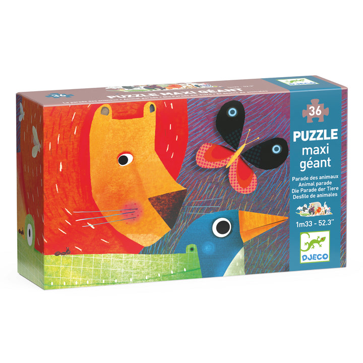 Djeco Giant Animal Parade Puzzle – 36 Piece