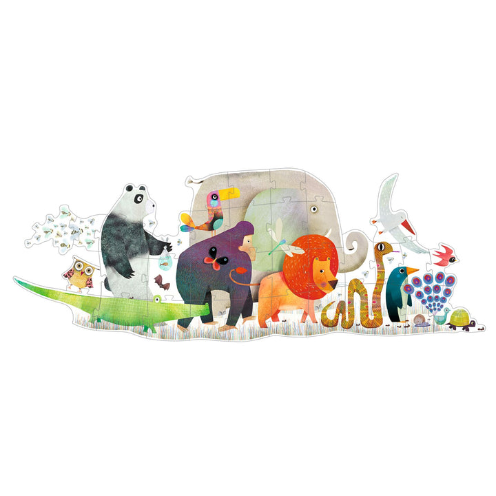 Djeco Giant Animal Parade Puzzle – 36 Piece