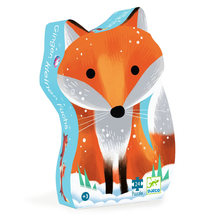 Djeco Little Fox Ginger Silhouette Puzzle – 24 Piece