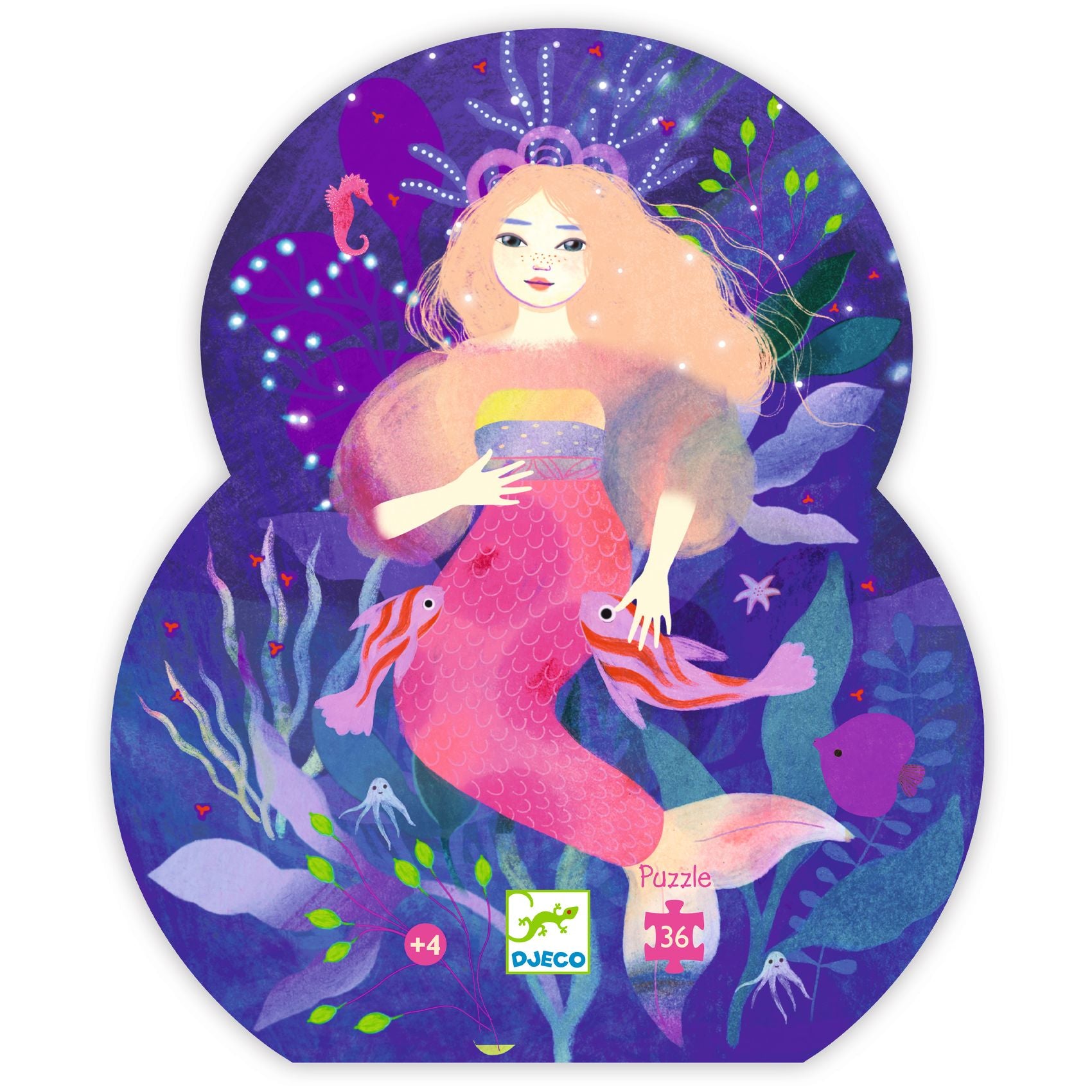 Djeco Ella The Mermaid Silhouette Puzzle – 36 Piece