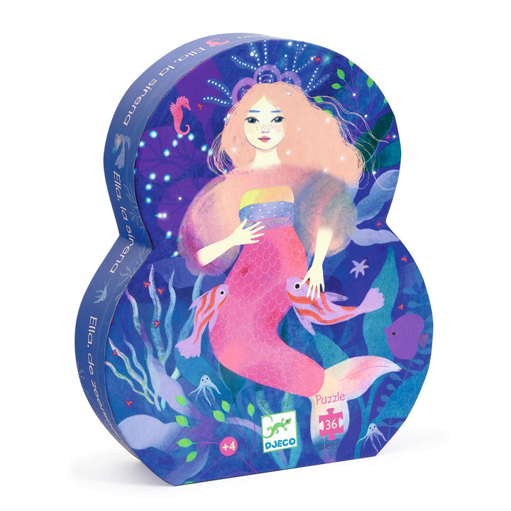Djeco Ella The Mermaid Silhouette Puzzle – 36 Piece