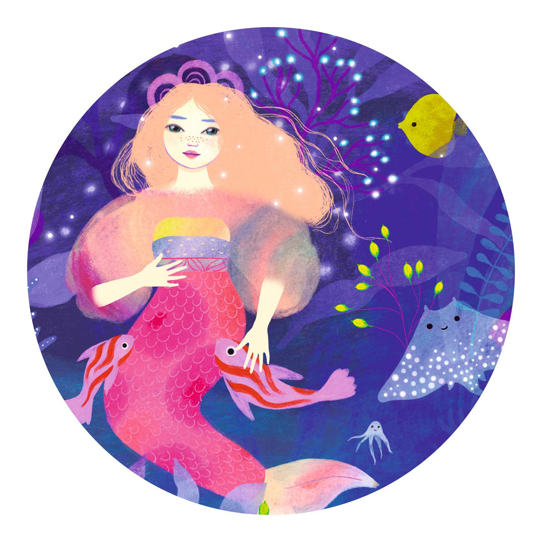 Djeco Ella The Mermaid Silhouette Puzzle – 36 Piece