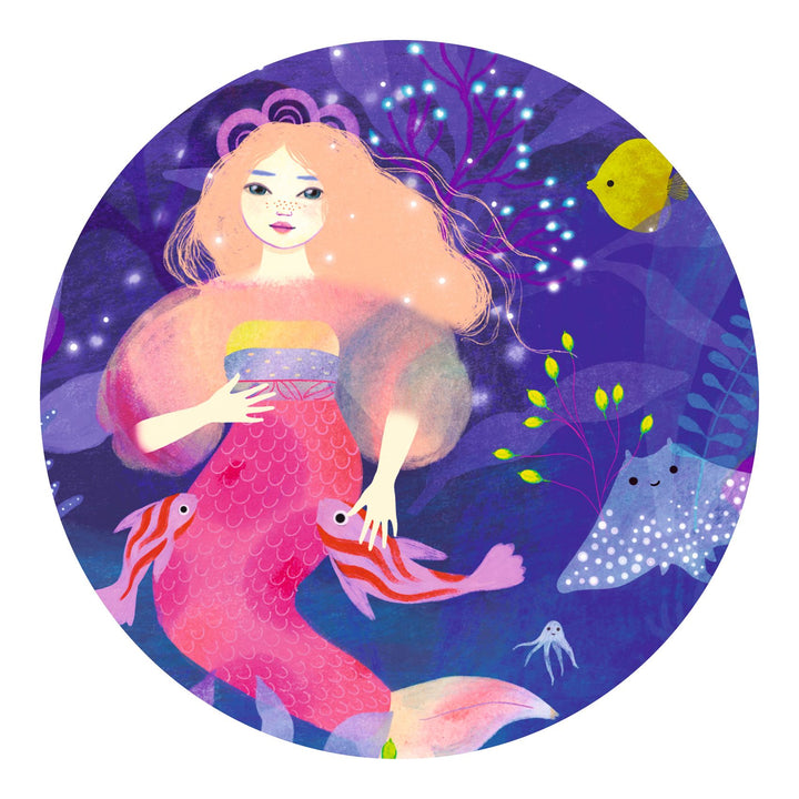 Djeco Ella The Mermaid Silhouette Puzzle – 36 Piece