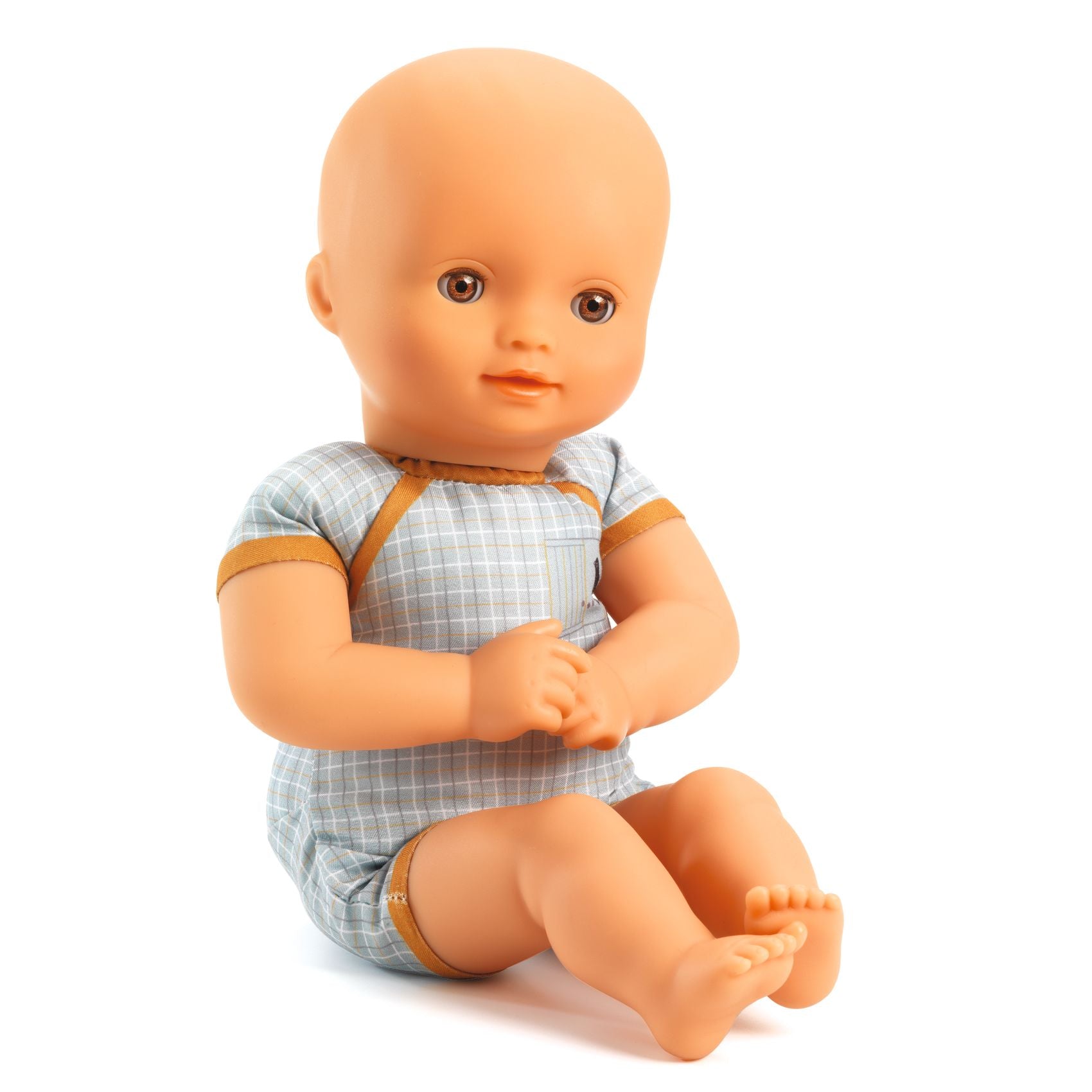 Djeco Pomea Soft Body Baby Girl Doll – Rose