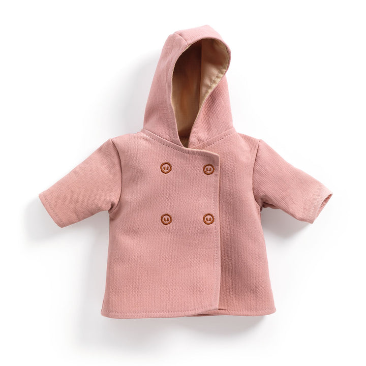 Djeco Pomea Baby Doll Hooded Coat by Petit Pan