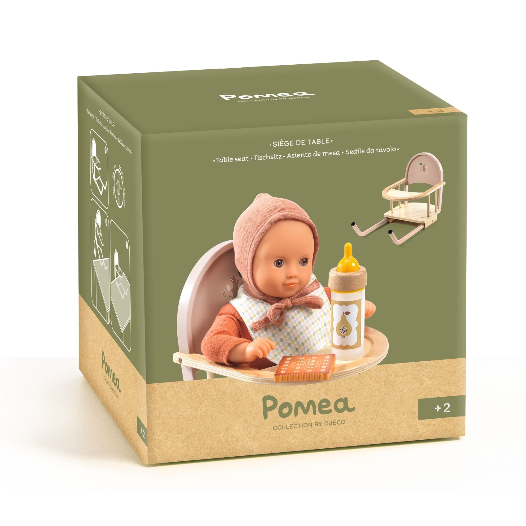 Djeco Pomea Baby Doll Table Seat