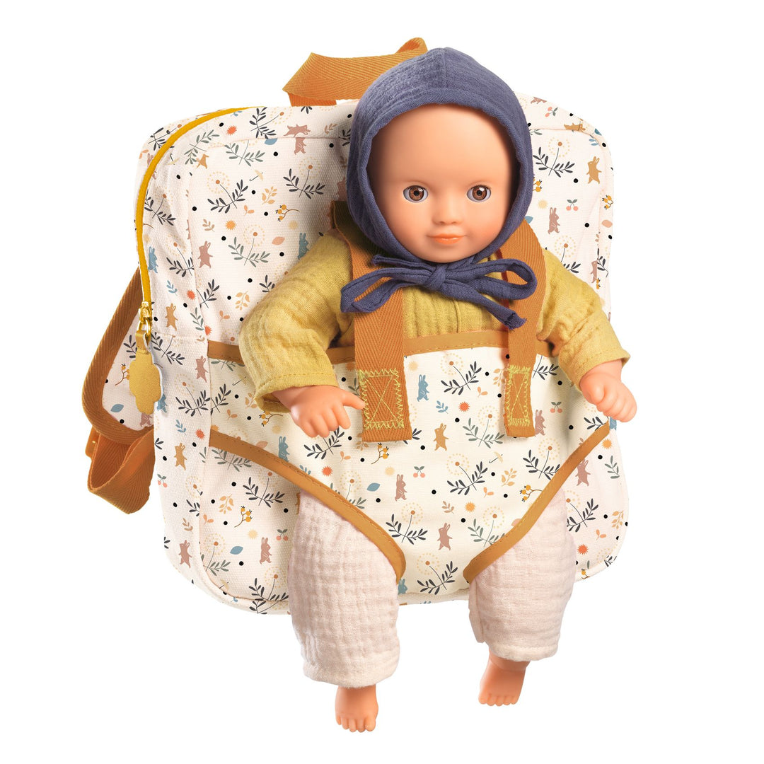 Djeco Pomea 2-In-1 Doll Backpack &amp; Carrier
