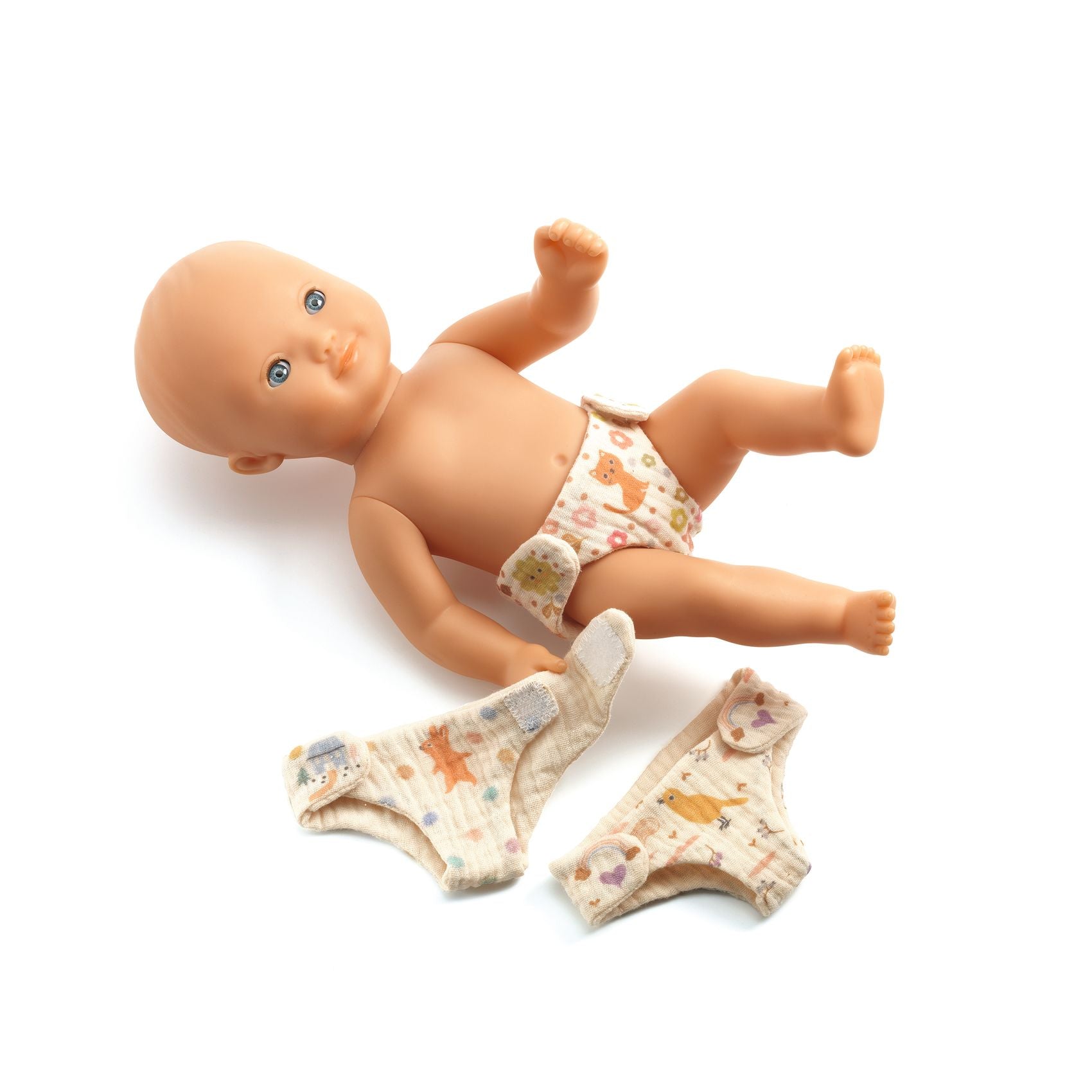 Djeco Pomea Baby Doll Nappies – 3 Pack