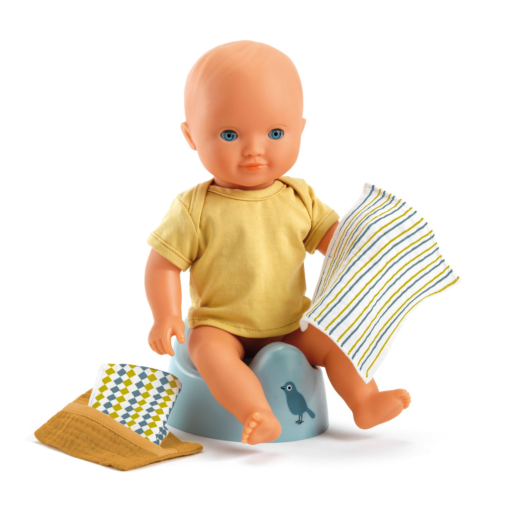 Djeco Pomea Doll Potty & Wipes Set