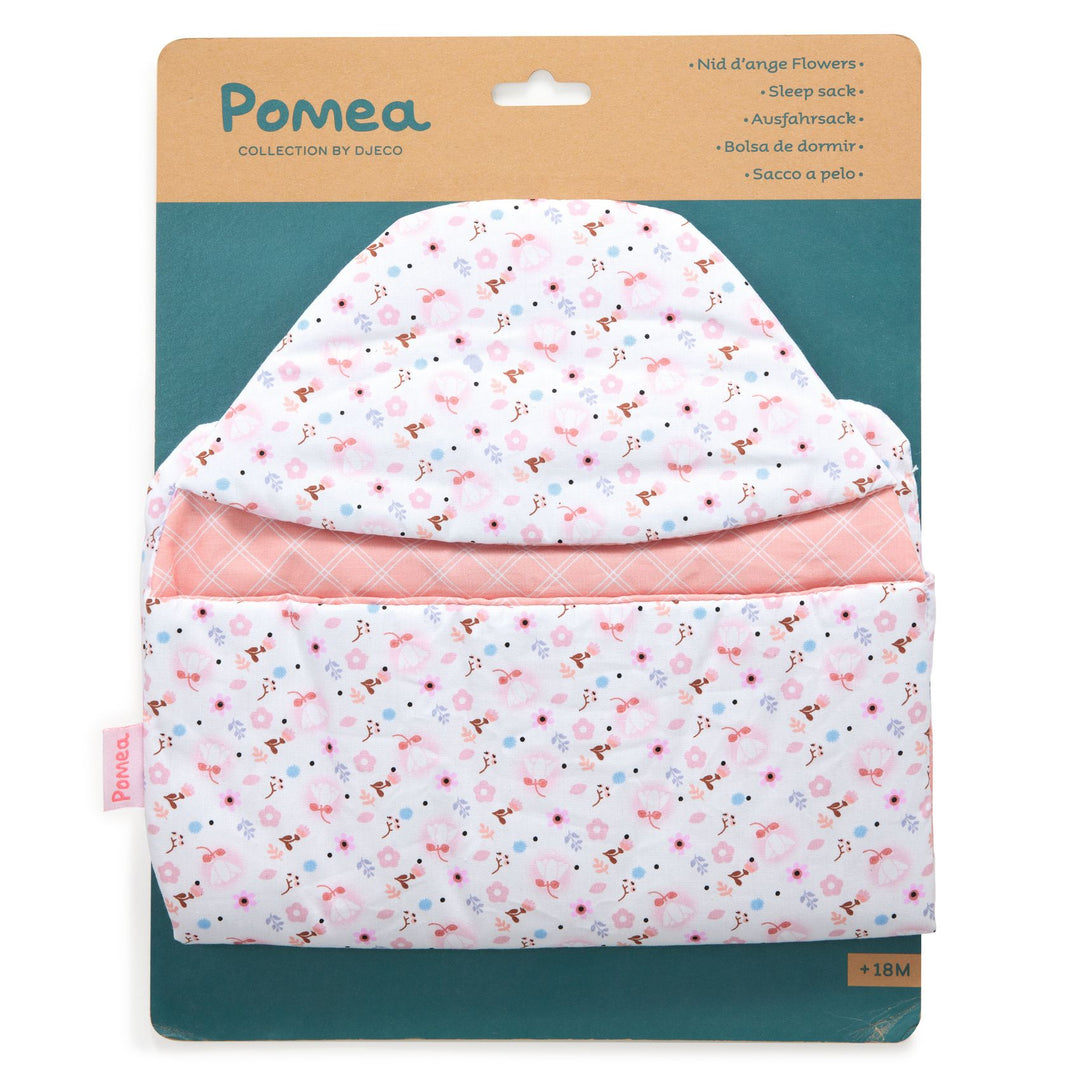 Djeco Pomea Doll Sleep Sack – Flowers