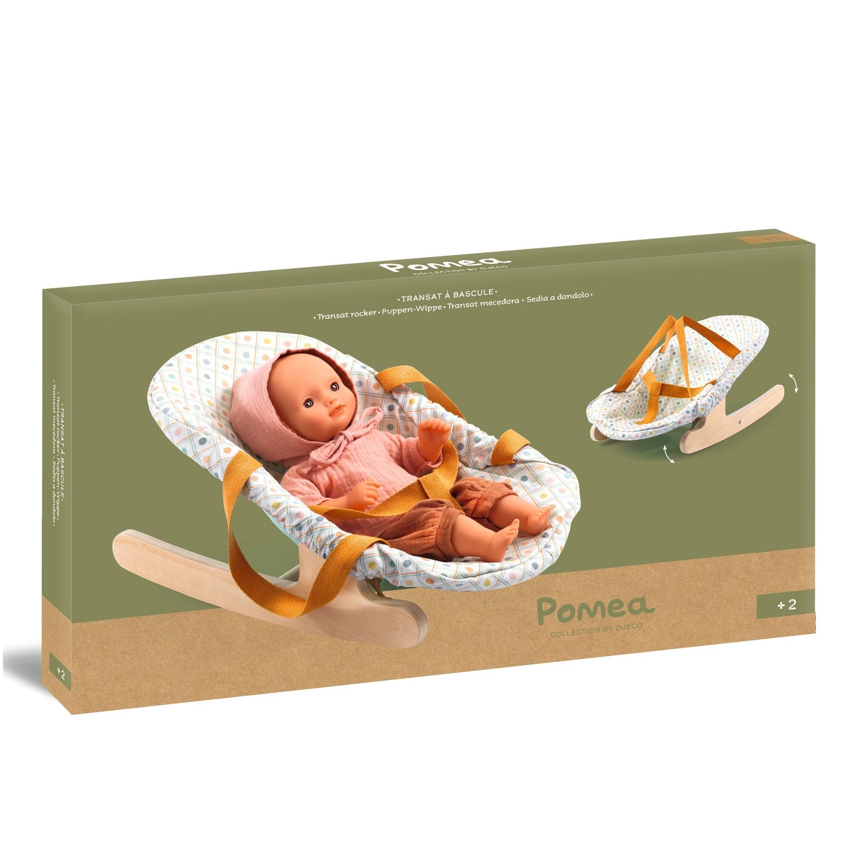 Djeco Pomea Baby Doll Transat Rocker
