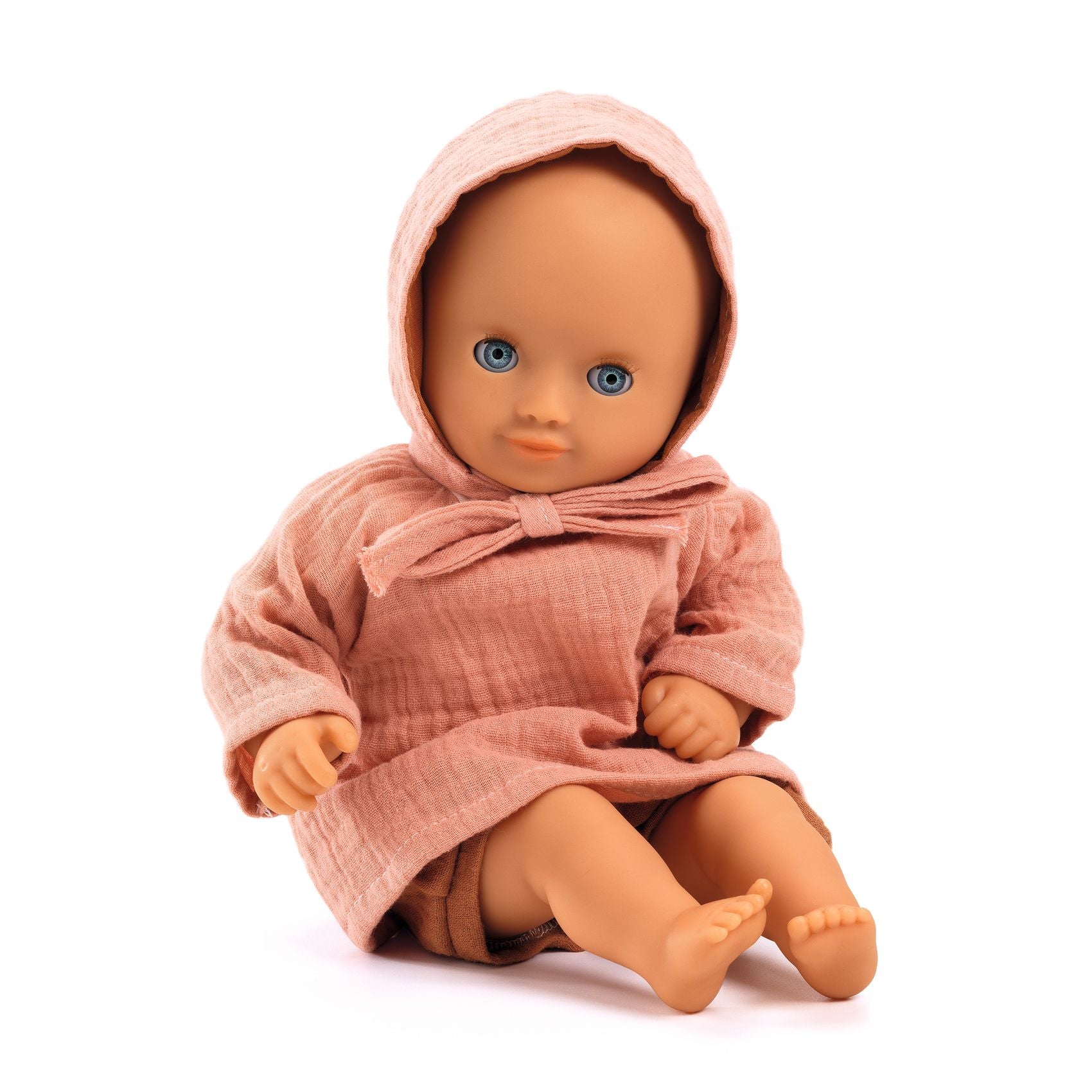 Djeco Pomea Baby Doll Peach Outfit – 3 Piece