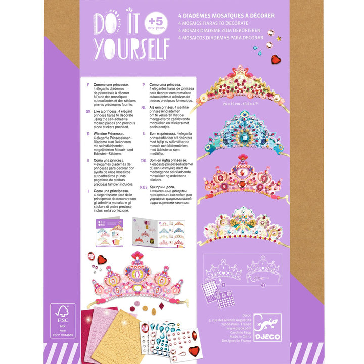 Djeco Do It Yourself – Like a Princess Tiaras